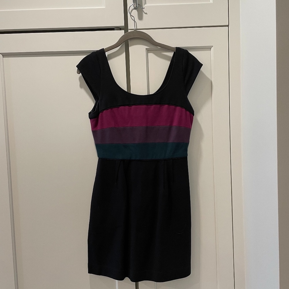 BCBG Black Knit Mini Dress